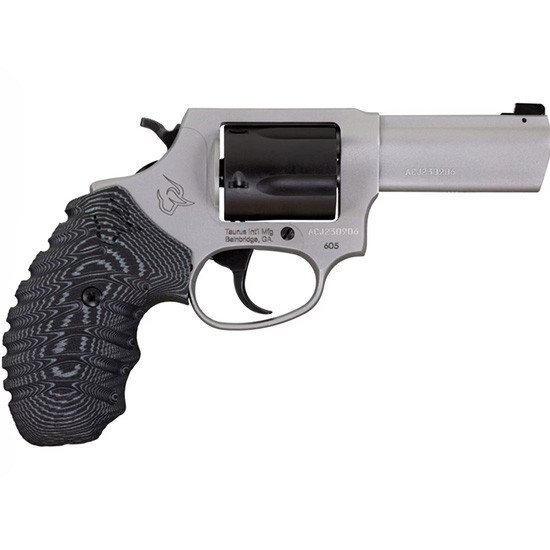TAU 605 DEFENDER 357MAG 3 NS SS BLK ACCENT VZ