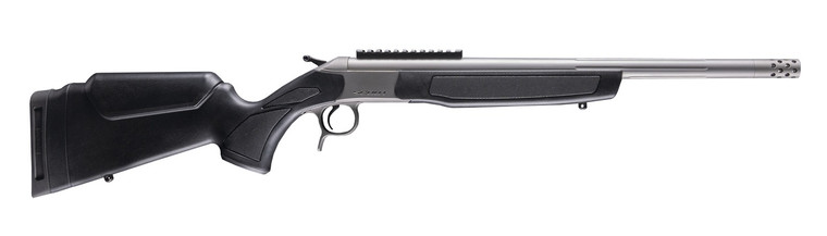 CVA CR4446S Cascade Takedown 300 Blackout 1rd 20" Matte Stainless Steel Threaded Barrel & Receiver w/Picatinny Rail, Black Synthetic Stock