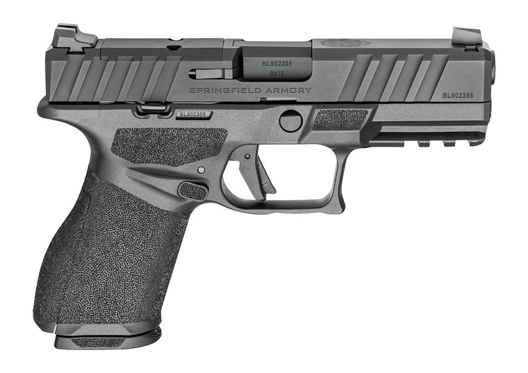 Springfield Armory ECA9409B Echelon Alpha 40.C 9mm Luger 15+1 4" Black Melonite Barrel & Optic Ready/Serrated Slide, Black Polymer Frame w/Picatinny Rail Adaptive Texture Grip