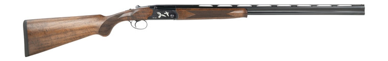 Dickinson LLC  Hunter Light 410 Gauge Break Open 3" 2rd 28" Black Vent Rib Over/Under Barrel, Matte Black Aluminum Receiver, Prince of Wales Turkish Walnut  Stock