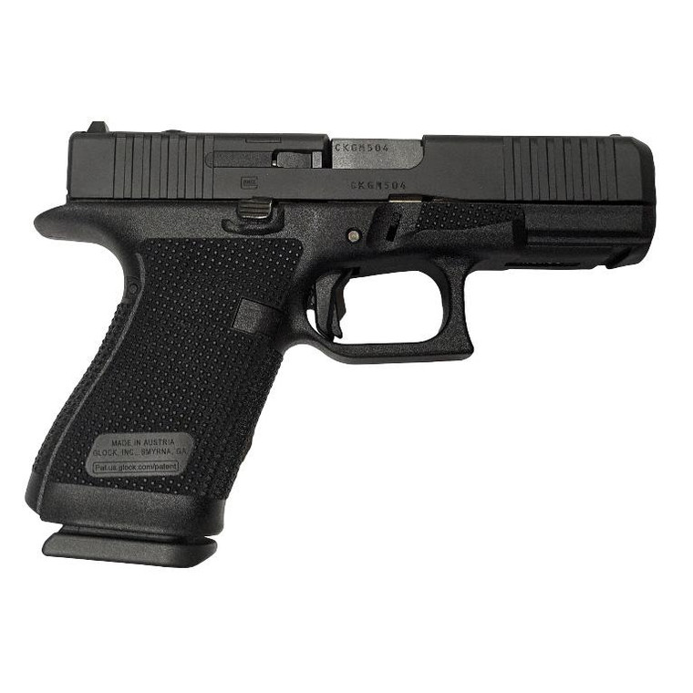 Glock 19 Gen 6 Handgun 9mm Luger 15rd Magazines (3) 4.02"  Ported Barrel Black Cerakote Austria