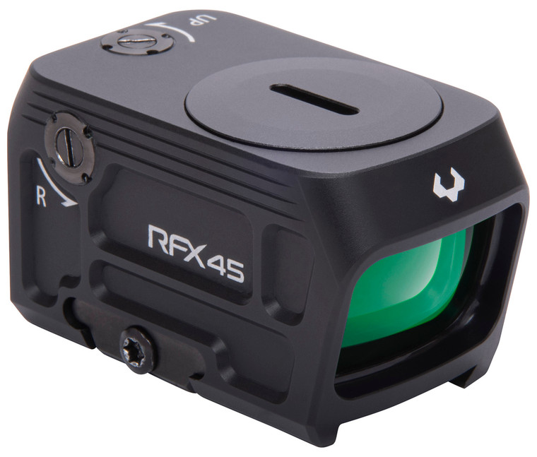 Viridian 9810058 RFX45  Black Anodized 1 x 24 mm x 15.5 mm 5 MOA Green Dot ACRO/Docter