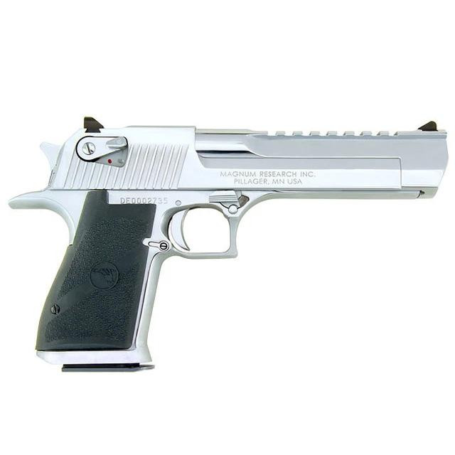 Magnum Research Desert Eagle Mark XIX Polished Chrome Handgun .44 Rem Mag 7rd Magazines(1) 6" Barrel