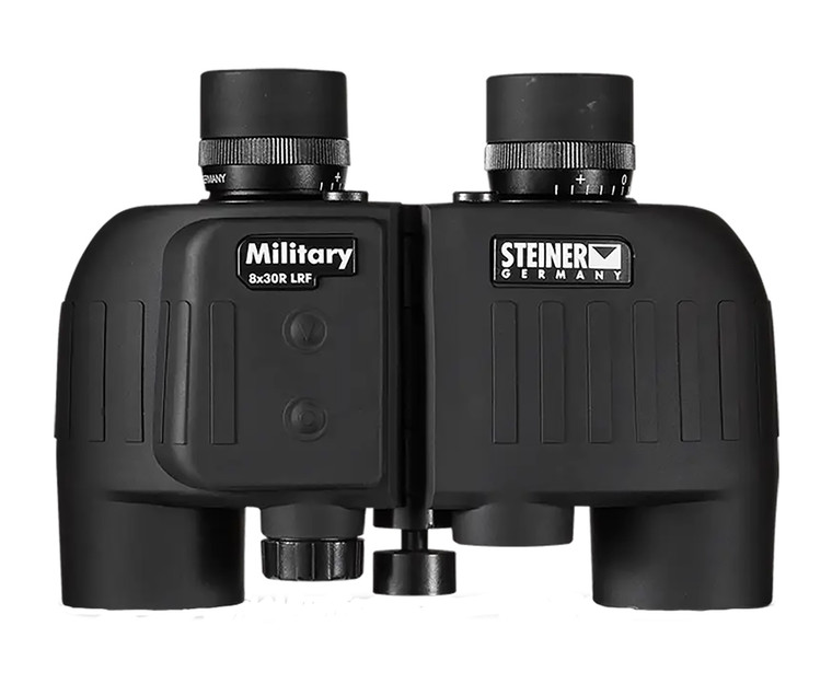 Steiner 2680 M830r Laser Rangefinder 8x 30mm Mil Radian Ranging Reticle, Floating Prism Auto Focus, Black Makrolon w/Rubber Armor