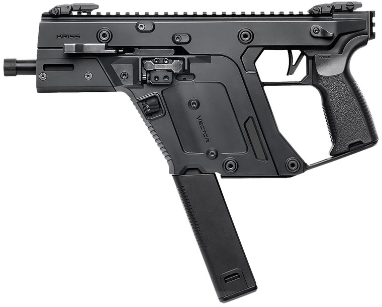 Kriss USA KV903PBL00 Vector SDP Gen3 9mm Luger 40+1 5.50" Black Nitride Threaded Barrel, M-LOK Handguard, Black Picatinny Rail Receiver & Rear, Black Polymer Grip, Ambidextrous, Glock Mag Compatible