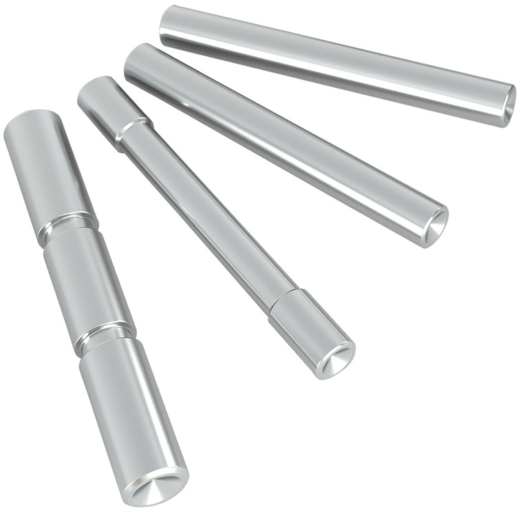 Cross Armory CRG4PSSV 4 Pin Set  Silver 4140 Steel for Most Glock Gen4