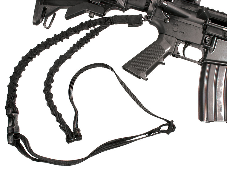 Blackhawk 70GS12BK Storm Rifle Sling Black Nylon Webbing 1.25" Wide Single-Point Design