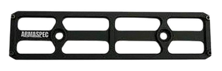 Armaspec ARM621-6 ARCA Rail 6 Slot M-LOK  Black Aluminum Compatible w/ AR-15/10 MLOK Rails
