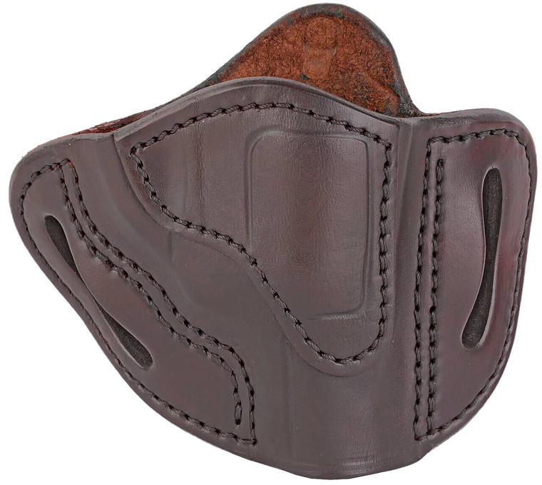 1791 Gunleather RVH1SBRR RVH1  OWB Size 01 Signature Brown Leather Belt Slide Fits S&W J Frame/Ruger LCR/S&W 38 Belt Up to 1.75" Wide Right Hand