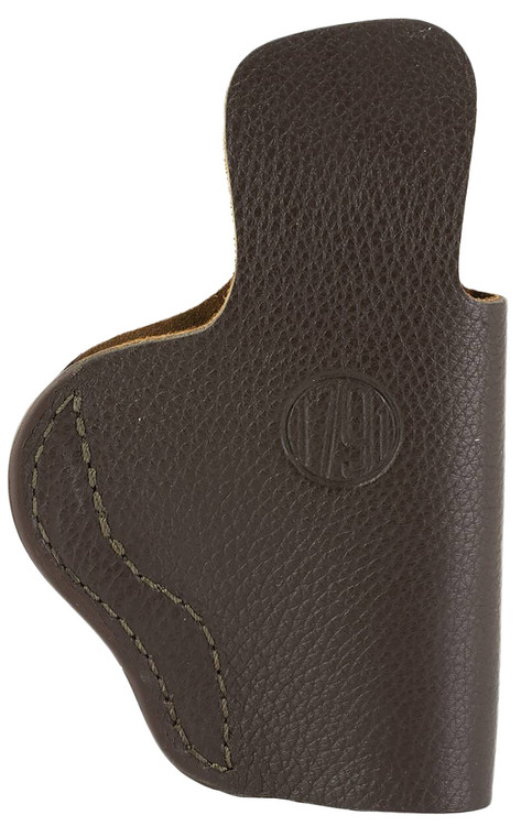1791 Gunleather FCD4BRWL Fair Chase  IWB Size 04 Brown Leather Deer Hide Belt Clip Fits Glock 17/19 Left Hand