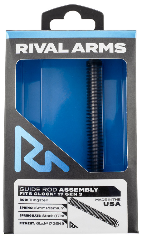 Rival Arms RA50G101T Guide Rod Assembly  Fits Glock 17 Gen3 Tungsten