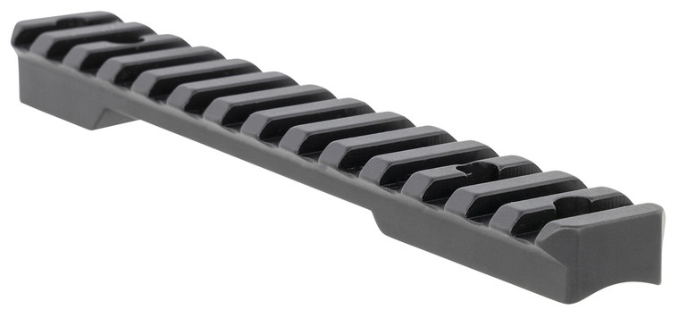 Talley PSM258763 Fierce Picatinny Rail  Black Anodized Short Action 20 MOA