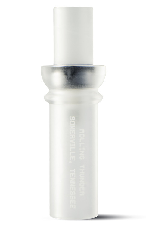 Rolling Thunder Game Call DC212CF Two Stroke Double Reed Cutdown Attracts Ducks Frost Acrylic
