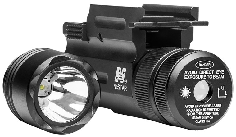NcStar AQPTFLG Flashlight & Green Laser Combo  Black Anodized 150 Lumens White Light Cree LED
