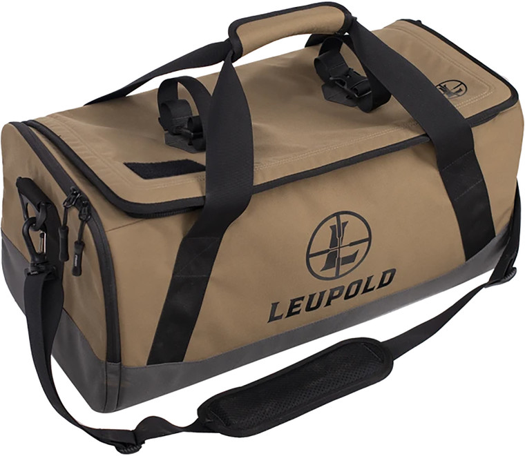 Leupold 182402 Optics Go Gear  Tan/Black Nylon Duffle Bag 21" Long