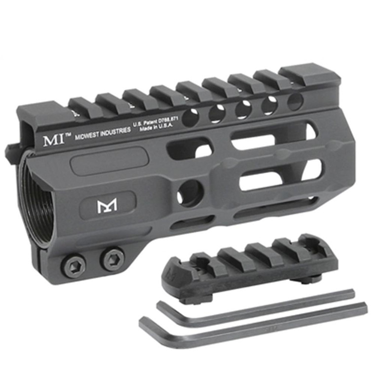 Midwest Industries One Piece Combat Rail Free Float Handguard 4.5" M-LOK