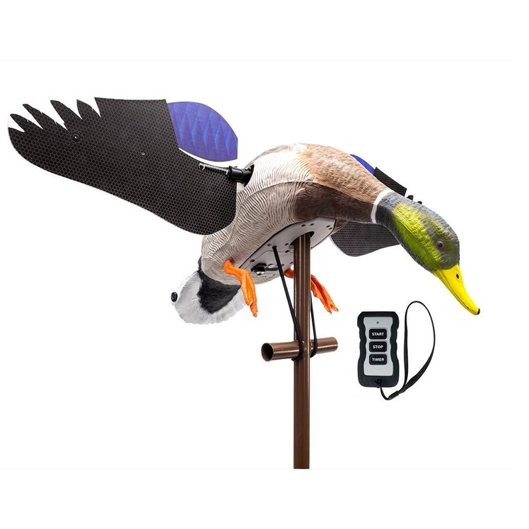Higdon Flasher Pro Motion Duck Decoy with Remote - Mallard Drake
