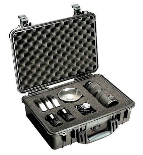Pelican 1500000110 Protector Case Black Polypropylene Holds Handgun