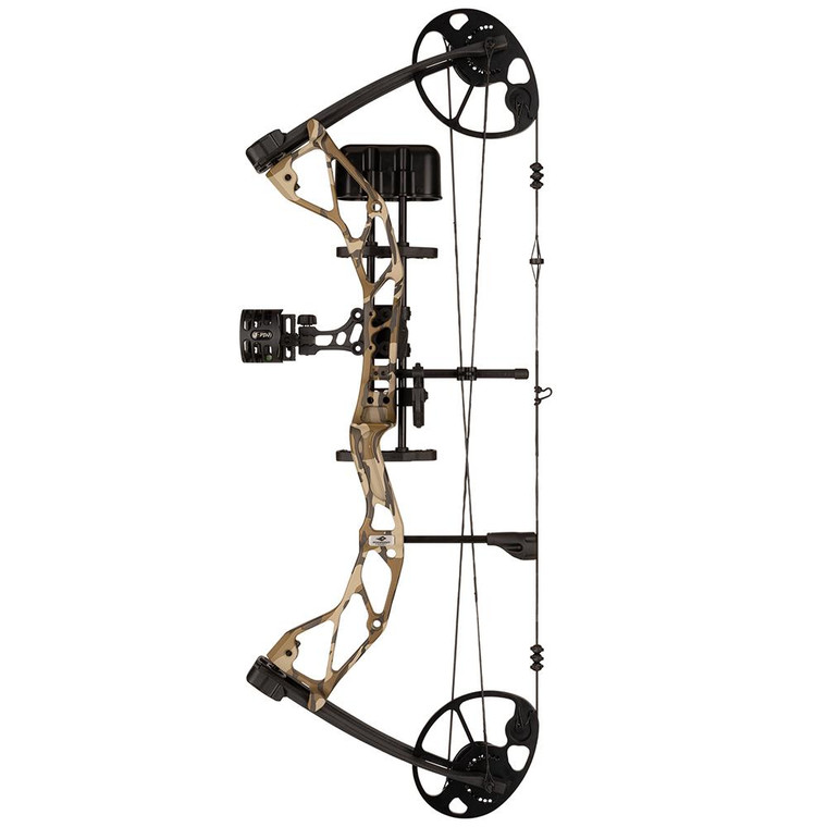Diamond Archery Radian Compound Bow 305 fps 10-55 lbs RH Mossy Oak Bottomland with Package