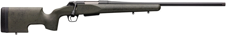 Winchester Guns 535732294 XPR SR 6.5 PRC Caliber with 3+1 Capacity, 22" Threaded Barrel, Black Perma-Cote Metal Finish & Black Webbed Green Grayboe Renegade Long Range Stock Right Hand (Full Size)