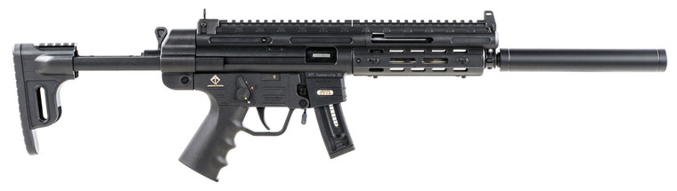 GSG GERGGSG1610ML GSG-16  Full Size 22 LR 10+1 16.25" Black Black Polymer Receiver Black Collapsible w/Storage Compartment Stock Right Hand