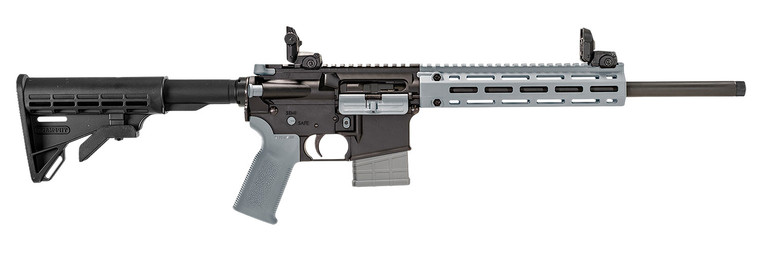 Tippmann Arms A101226 M4-22 LTE 22 LR 25+1 16" Black Parkerized Threaded Barrel, Matte Black Aluminum Receiver w/Picatinny Rail, Wolf Gray M-LOK Handguard Composite Forend, Black Polymer Stock, Gray G