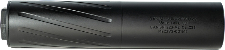 BANISH SUPPRESSOR VRMT 223-V2 TI DT 1/2X28 BLK