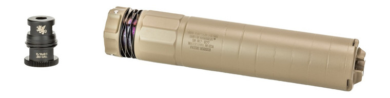 Griffin Armament GADL762FDE-W Dual-Lok 7 7.62mm 1.50" Flat Dark Earth Stainless Steel/Inconel 5/8"x24