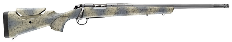 Bergara Rifles B14S815 B-14 Wilderness Sierra 25 Creedmoor 4+1 20" Sniper Gray Cerakote Fluted Threaded Barrel & Steel Drilled & Tapped Receiver, Sporter w/Adj Comb SoftTouch Wilderness Camo w/Black W