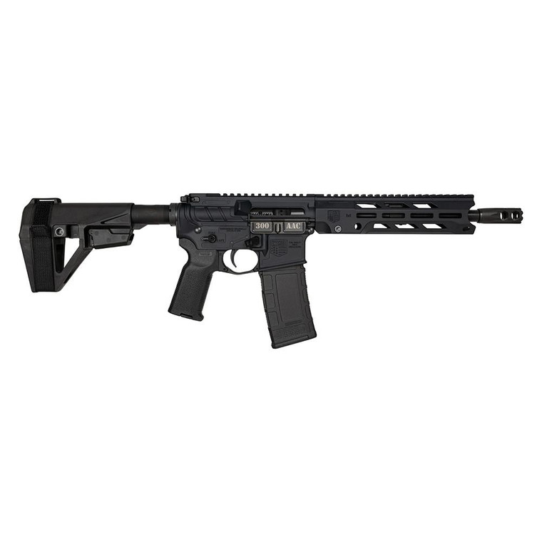Diamondback DB15 Handgun 300Blk 30rd Magazine 10" 5/8x24 Threaded Barrel Black with SBA5 Brace