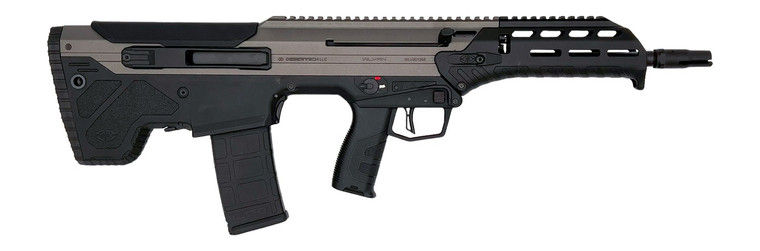 Desert Tech WLVRFB1630T WLVRN  5.56 NATO 30+1 16"  Black Melonite Threaded Barrel, Tungsten Cerakote Receiver w/Picatinny Rail, M-LOK Handguard, Black Polymer Chassis, Black Polymer Grip, Ambidextrous
