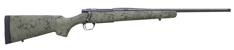 Howa HHSSL308ODG 1500 Superlite Gen2 Full Size 308 Win 3+1 20" Black Threaded Barrel, Matte Blue Steel  Drilled & Tapped Receiver, OD Green w/Black Webbing HS Precision Synthetic Stock, Right Hand