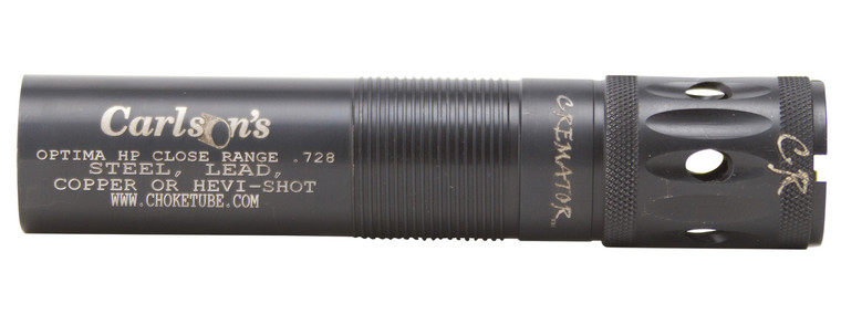 Carlson's Choke Tubes 11563  Cremator Beretta Optima HP 12 Gauge Close Range Ported Steel