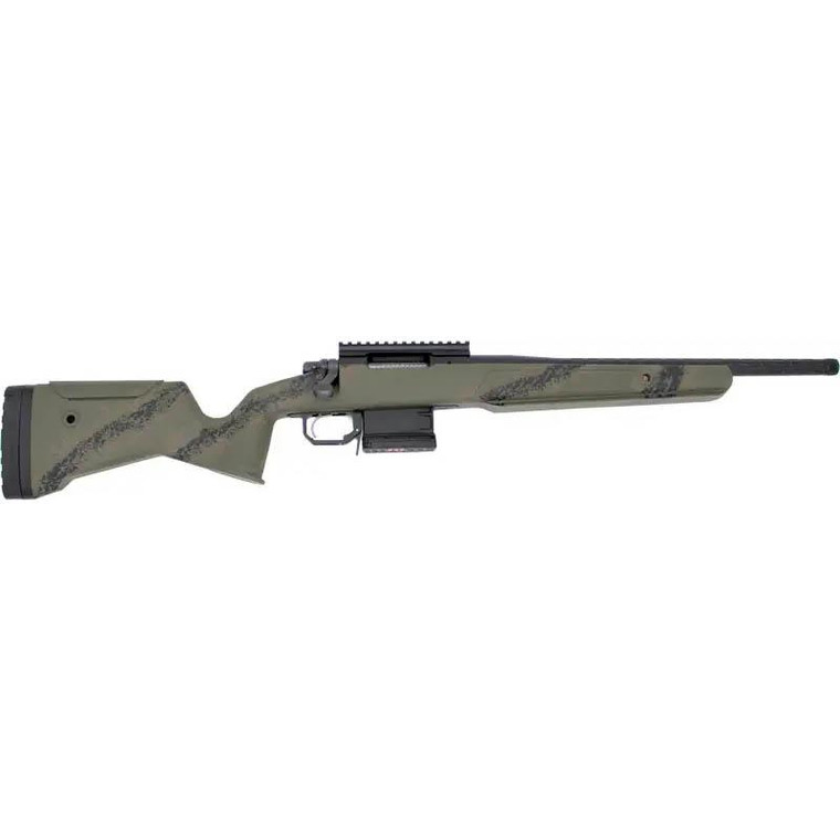 GLFA SUB-1 Bolt Action Rifle 6.5 Creedmoor 5rd Magazine 20" Fluted Threaded Barrel w/Lichen Green Carbon Fiber Stock