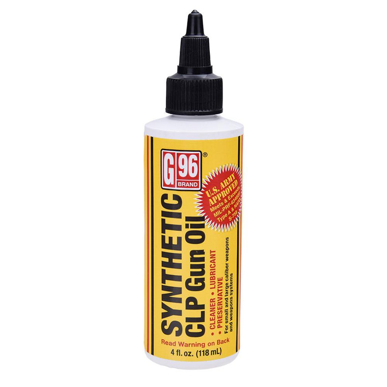 G96 Synthetic CLP Gun Oil 4 oz Bottle