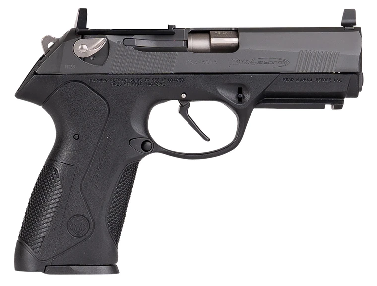 Langdon Tactical Tech PX4FFONRR Beretta Px4  9mm Luger 15+1 4" Stainless Steel Barrel, Optic Ready/Serrated Slide, Black Polymer Frame w/Picatinny Rail, RMR Footprint, Ambidextrous