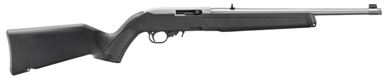 RUG 10/22 22LR 16.4 SS BLK THREADED 10RD