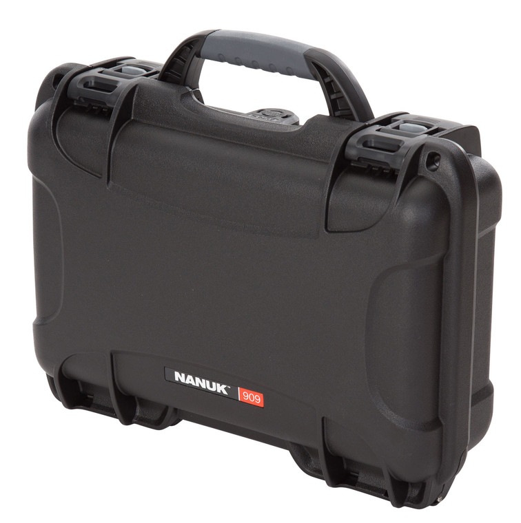 Nanuk 9091001 909  Waterproof Black Resin w/ Foam Padding&Airline Approved