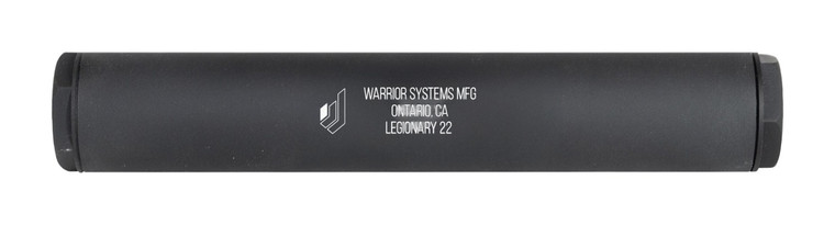WARRIOR SYSTEMS MFG CO 3012105 22LR/22WMR/17HMR 1" Black Aluminum 1/2"x28