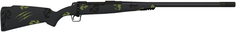 Fierce Firearms ROG7PRC24BFF Carbon Rogue  Full Size 7mm PRC 3+1 24" Hand Lapped/Match Grade Threaded Barrel, Black Cerakote Steel Receiver, Forest Camo Fierce Rogue Carbon Fiber Stock