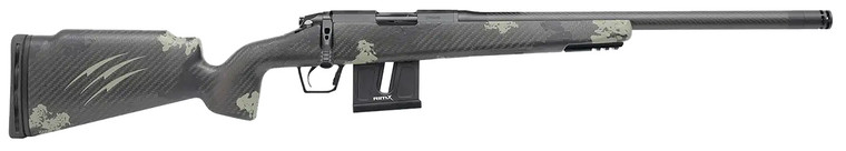 Fierce Firearms FRR17HMR18BF Carbon Razor 17 HMR 10+1 18" Black Cerakote C3 Carbon Fiber Threaded Barrel, Black Cerakote Drilled & Tapped Steel Receiver, LR Raised Negative Comb Forest Camo Carbon Fib