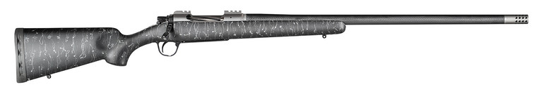 Christensen Arms CA10268315331 Summit TI  Full Size 7mm Rem Mag 3+1, 26" Natural Titanium Steel Threaded Barrel, Natural Titanium Aluminum Receiver, Black w/Gray Webbing Fixed Sporter Stock
