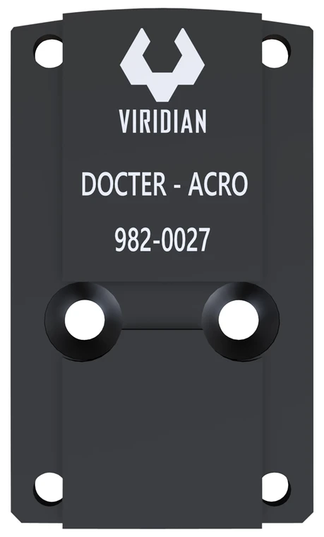 Viridian 9820027 RFX45 Docter Mounting Adapter  Black Anodized