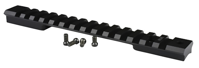 Warne 7664M Mountain Tech Tactical Rail Black Anodized Aluminum HS Precision Savage Style Action, Savage 110 (New), Short Action 0 MOA