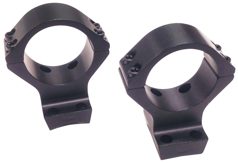 Talley 740735SM Scope Mount/Ring Combo  Black Anodized 30mm Tube Fits X-Bolt Medium Rings Short/Super Short Action 20 MOA