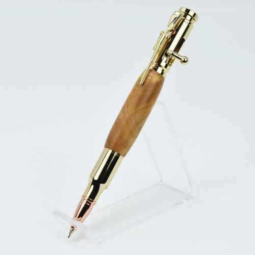 Dragon Fountain Pen(Brass) - Curly Koa - Stylo Ink