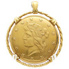 Louvic Liberty Coin Pendant Watch *Vintage* - Inventory 8998
