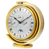 Looping Triple Calendar Moonphase Alarm Desk Clock *Vintage* - Inventory 9215