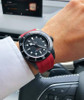 Fitted Luxury Rubber Strap- Red