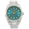 Rolex Milgauss Blue 116400GV *Green Crystal* - Inventory 4175